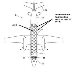 Diagram of a modern fighter jet with labeled components.